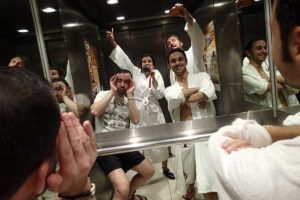 Ana Dias and her team BTS for Playboy